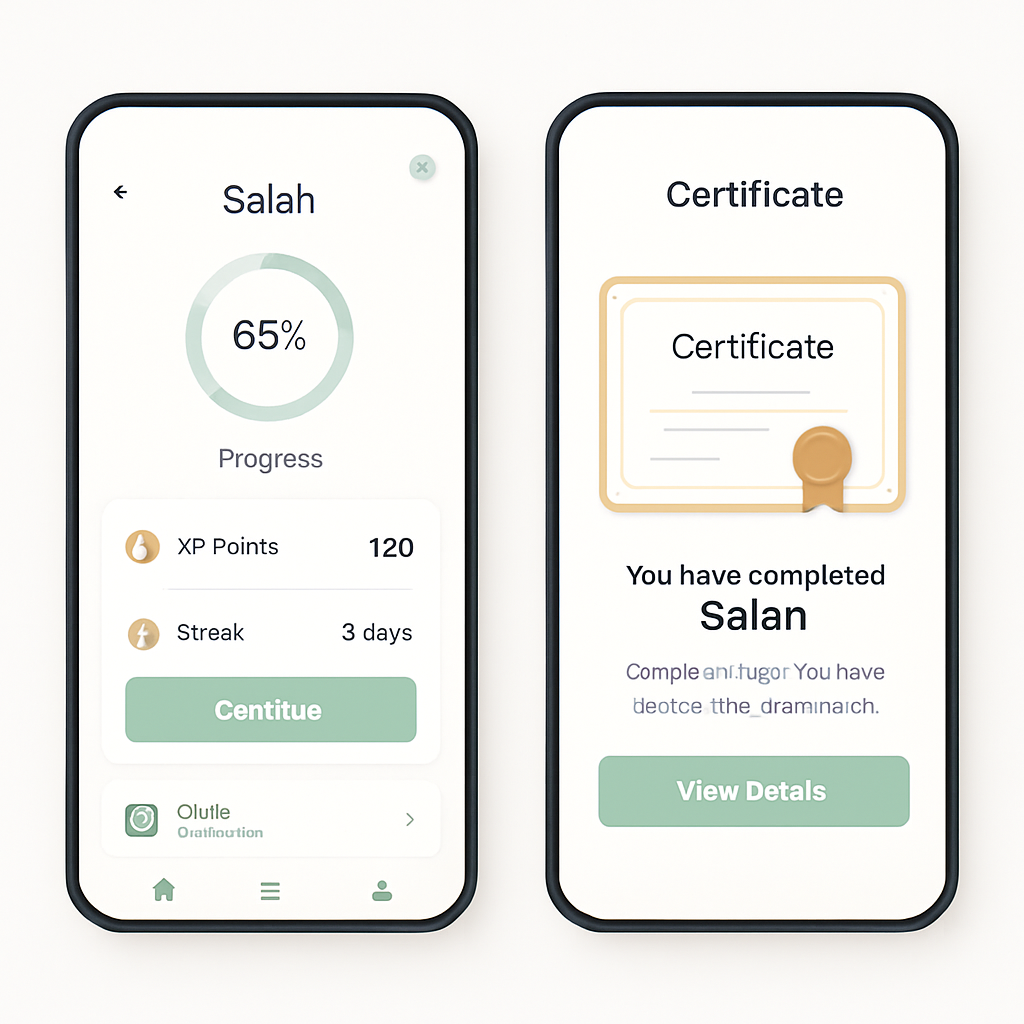 Islam Basics — Gamified Learning App preview